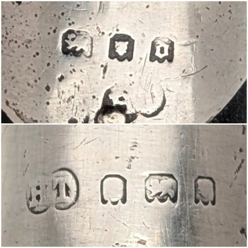 1919 年英國古董男士彎柄純銀裝飾手杖 91 公分 Henry Tracy&Sons